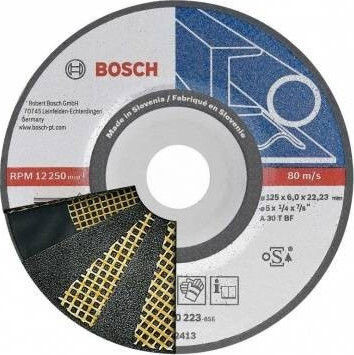 Bosch Δίσκος Λείανσης Μετάλλου 125mm 2608600223