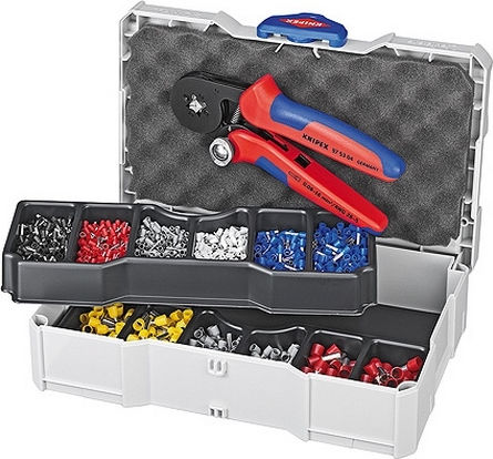 Knipex Αυτορυθμιζόμενη Πρέσα Ακροδεκτών (Μήκος 180mm) 97 90 09