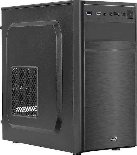 Aerocool CS-103 Mini Tower Κουτί Υπολογιστή Μαύρο