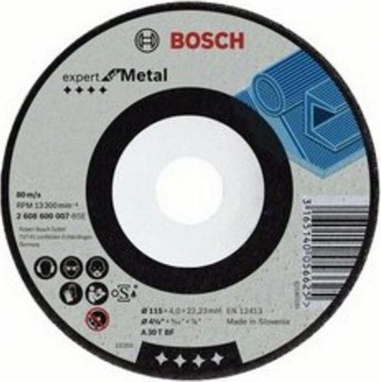 Bosch 2608603181 Δίσκος Λείανσης Μετάλλου 115mm