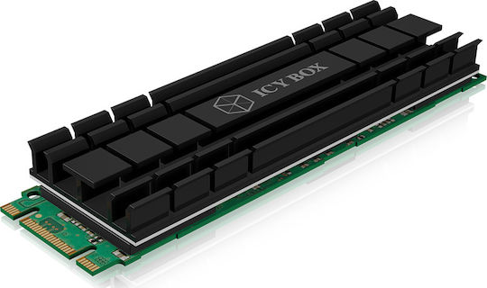 Icy Box Heat Sink for M.2 2280 SSD Ψύξη Μ.2 SSD Μαύρο IB-M2HS-701