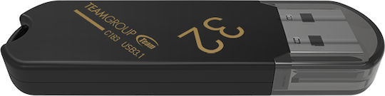 TeamGroup C183 32GB USB 3.1 Stick Μαύρο