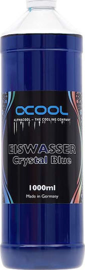 Alphacool Eiswasser Crystal Blue UV-active Ready Mix 1000ml Ψυκτικό Υγρό Μπλε 18543
