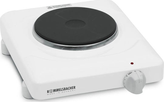 Rommelsbacher THS 815 Επιτραπέζια Εστία Εμαγιέ Μονή Λευκή