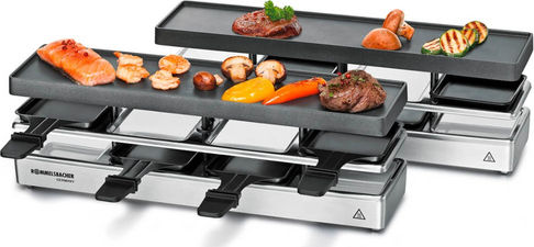 Rommelsbacher RC 1600 Επιτραπέζια Ηλεκτρική Ψησταριά Raclette Λείας Πλάκας 795W 41x10εκ.