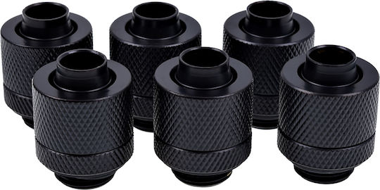 Alphacool Icicle 13 / 10mm Screw G1 / 4 Deep Black Sixpack