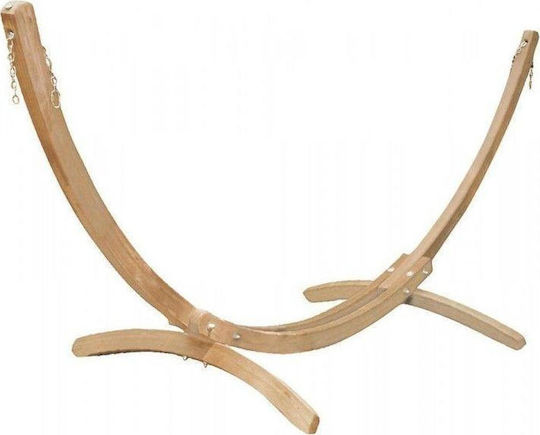 Amazonas Arcus Βάση Αιώρας Ξύλινη Μπεζ 437x160x145cm AZ-4045000