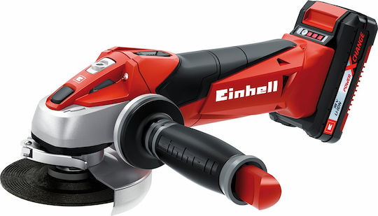 Einhell TE-AG 18/115 Li Kit Τροχός 115mm Μπαταρίας 1x3Ah
