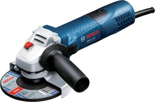 Bosch GWS 7-115 E Τροχός 115mm Ρεύματος 720W με Ρύθμιση Στροφών
