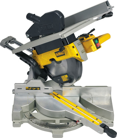 Dewalt D27112 Φαλτσοπρίονο Ρεύματος Δύο Εργασιών Συρόμενο με Ισχύ 1600W, Δίσκο Κοπής Διαμέτρου 305mm & Ταχύτητα Κοπής 3650rpm