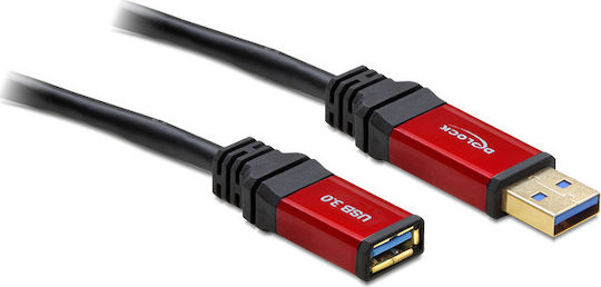 DeLock USB 3.0 Cable USB-A male - USB-A female 5m (82755)