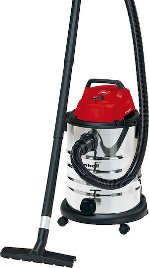 Einhell Tcvc 1930 S Σκούπα Υγρών / Στερεών 1500W με Ανοξείδωτο Κάδο 30lt