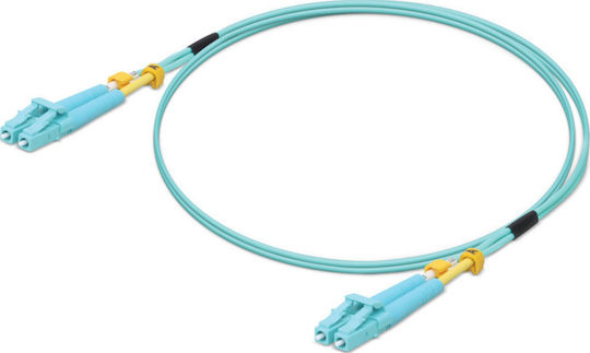 Ubiquiti Καλώδιο Οπτικής Ίνας LC-LC 2m Τιρκουάζ 1τμχ UOC-2