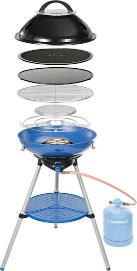 Campingaz Party Grill 600R Φορητή Ψησταριά Υγραερίου Σχάρας 52x52εκ. με 1 Εστία 4kW