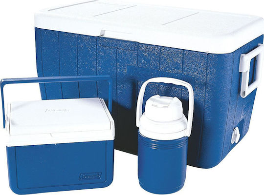 Coleman 3-Piece 48 Quart Cooler Combo Φορητό Ψυγείο Μπλε 2000036078
