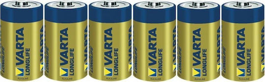 Varta LongLife Αλκαλικές Μπαταρίες D 1.5V 6τμχ