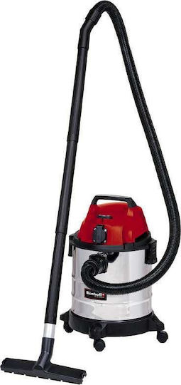 Einhell Tc-vc 1820 Σκούπα Υγρών / Στερεών 1250W με Ανοξείδωτο Κάδο 20lt