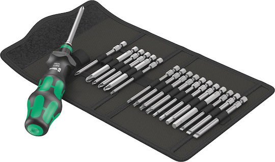 Wera Κατσαβίδι με 19 Εναλλασσόμενες Μύτες Kraftform Kompakt Turbo 05057482001