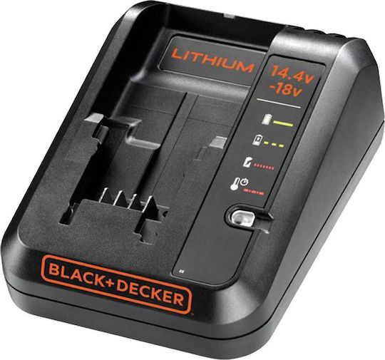 Black & Decker Φορτιστής Μπαταριών Εργαλείου 14.4-18V Λιθίου BDC1A