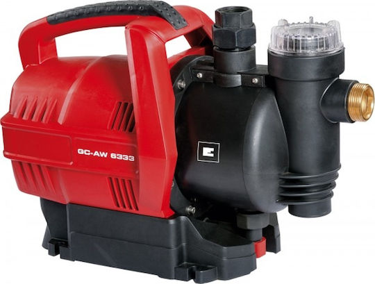 Einhell GC-AW 6333 Μονοβάθμιο Μονοφασικό Πιεστικό Συγκρότημα Νερού Χωρίς Δοχείο 630W