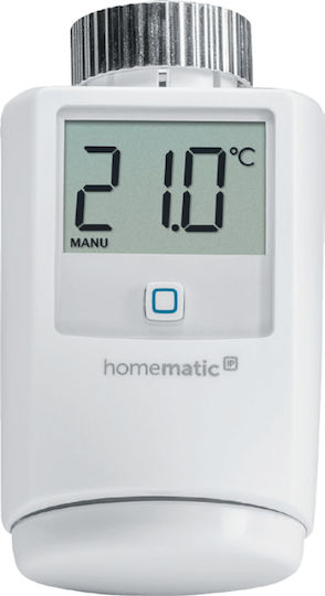 HomeMatic IP HMIP-ETRV-B 153412A0 Ηλεκτρονική Θερμοστατική Κεφαλή για Σώμα Καλοριφέρ 1τμχ