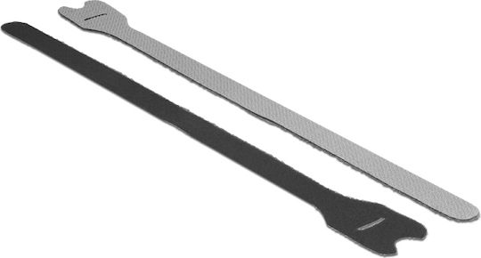 DeLock Δεματικά Καλωδίων Μαύρο 300x12 10τμχ