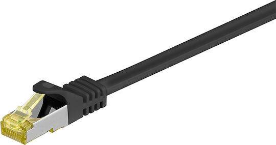 Goobay S/FTP Cat.7 Καλώδιο Δικτύου Ethernet 1.5m Μαύρο 1τμχ 91599