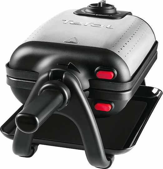 Tefal Kingsize WM756D Βαφλιέρα 2 Θέσεων σε Ορθογώνιο Σχήμα 1200W