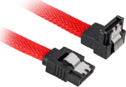 Sharkoon 7-Pin SATA III - 7-Pin SATA III Angle (90°) Cable 0.45m Κόκκινο