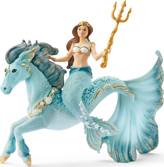 Schleich-S Παιχνίδι Μινιατούρα Mermaid Eyela On Underwater Horse για 5-12 Ετών 70594