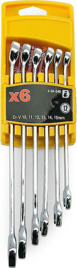 Stanley Σετ Γερμανοπολύγωνα με Mέγεθος από 10mm έως 15mm 4-94-646 6τμχ