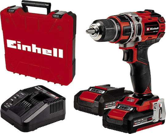 Einhell TE-CD 18/50 Li BL Δραπανοκατσάβιδο Μπαταρίας Brushless 18V 2x2Ah 4513896