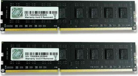 G.Skill DDR3 8GB RAM με 2x4GB Modules και Ταχύτητα 1600 για Desktop F3-1600C11D-8GNS