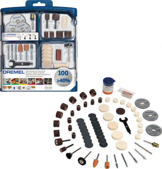 Dremel 723 Σετ Εξαρτημάτων Πολυεργαλείων 100τμχ 2615S723JA