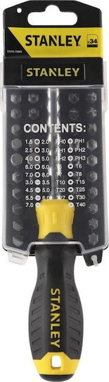 Stanley Κατσαβίδι με 34 Μαγνητικές Εναλλασσόμενες Μύτες STHT0-70885
