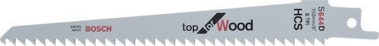 Bosch Σπαθόλαμες S 644 D Top for Wood Λάμες για Ξύλο 25τμχ