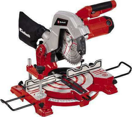 Einhell TC-MS 216 Φαλτσοπρίονο Ρεύματος με Ισχύ 1400W, Δίσκο Κοπής Διαμέτρου 216mm & Ταχύτητα Κοπής 5000rpm