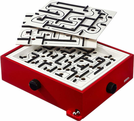 Brio Toys Ξύλινο Επιτραπέζιο Φλιπεράκι Labyrinth Game (Διάφορα Σχέδια) 1τμχ 34020