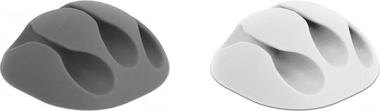 DeLock 18297 Clips Οργάνωσης Καλωδίων 6τμχ Λευκό