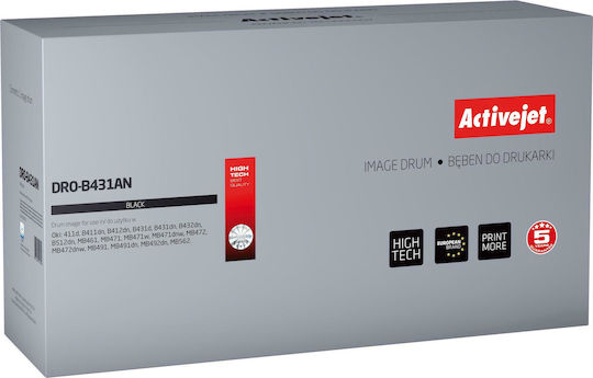 Active Jet Συμβατό Drum για Laser Εκτυπωτή OKI 25000 Σελίδων Μαύρο (DRO-B431AN)