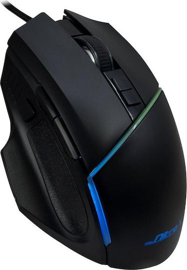 Inter-Tech Nitrox GT-100 RGB Gaming Ποντίκι 6400 DPI Μαύρο