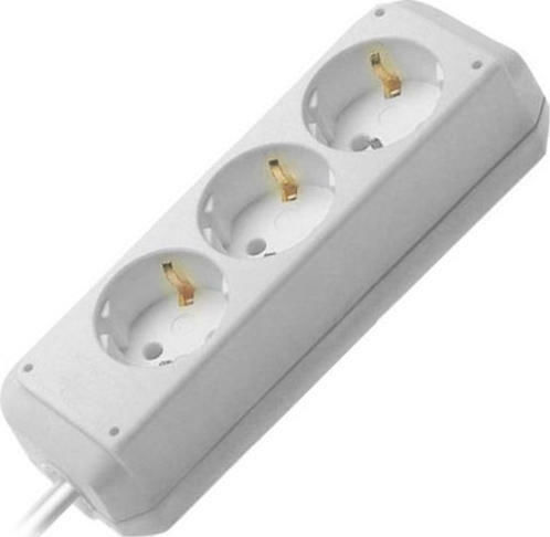 Brennenstuhl Eco Line 3 Πολύπριζο 3 Θέσεων με Καλώδιο 1.5m 1158610015