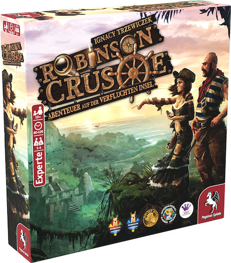 Επιτραπέζιο Παιχνίδι Robinson Crusoe Abenteuer Onder Verfluchten Insel 10+ Ετών 51945G (GER) Pegasus Spiele