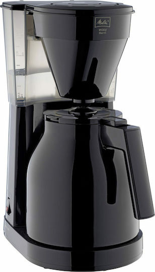 Melitta Easy Therm Καφετιέρα Φίλτρου 1080W Black