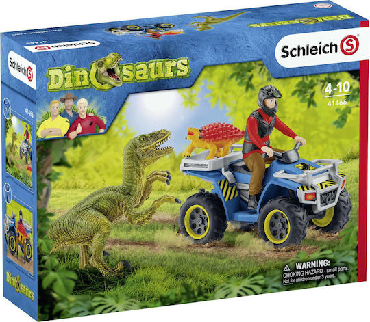 Schleich-S Quad Escape From Velociraptor για 4+ Ετών 41466