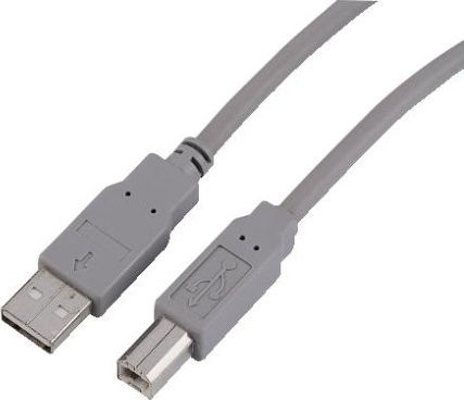 Sharkoon USB 2.0 Cable USB-A male - USB-B male Γκρι 0.5m