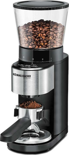 Rommelsbacher EKM 500 Ηλεκτρικός Μύλος Καφέ 160W με Χωρητικότητα 100gr και 12 Επίπεδα Άλεσης Μαύρος