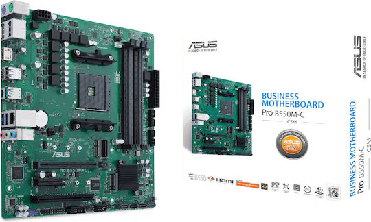 Asus Pro B550M-C/CSM Motherboard Micro ATX με AMD AM4 Socket 90MB15Q0-M0EAYC