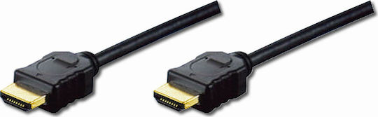 Digitus HDMI 1.4 Cable HDMI male - HDMI male 3m Μαύρο AK-330114-030-S