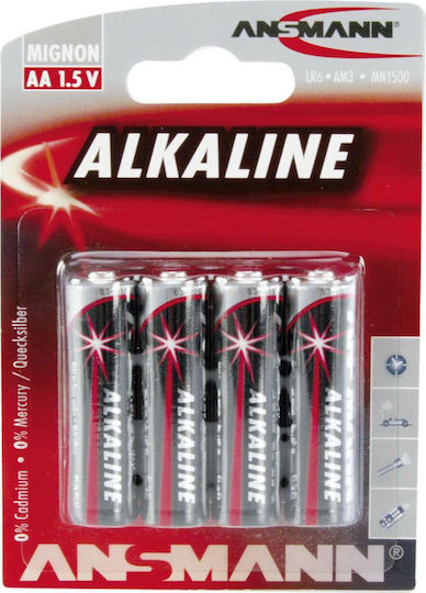 Ansmann Αλκαλικές Μπαταρίες AA 1.5V 4τμχ 5015563